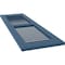 Ekena Millwork 15W x 76H Americraft Two Equal Louver Exterior Real Wood Shutters, Sojourn Blue, PR RW101LV15X76HBH - alternate 5